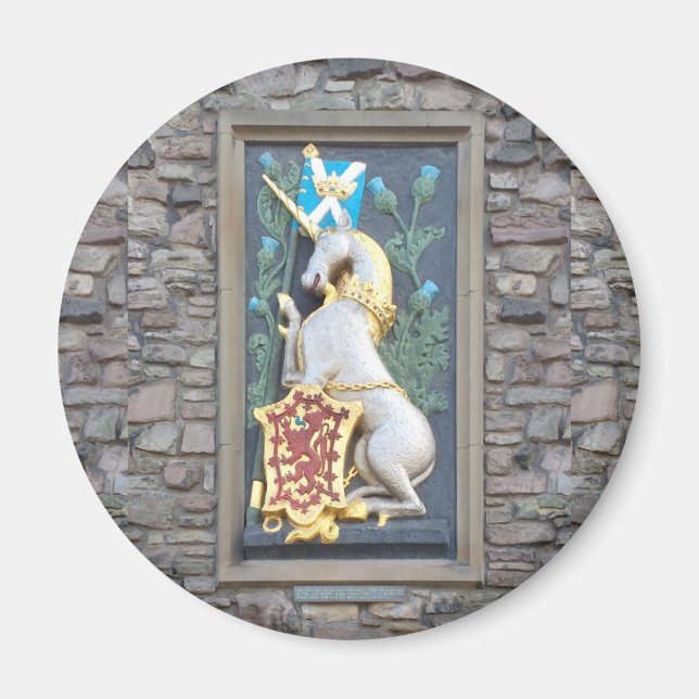 Unicorn, Holyrood Palace Magnet (Framsidan)