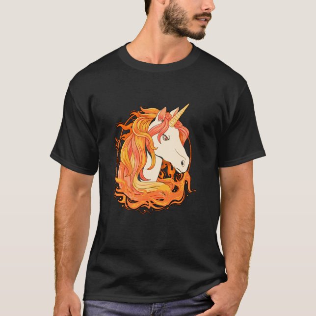 Unicorn horse face costume best t shirt (Framsida)