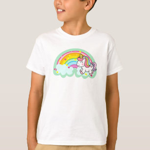 Unicorn Horse med Rainbow Tecknad-24964 T Shirt