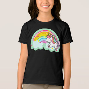Unicorn Horse med Rainbow Tecknad-24964 T Shirt