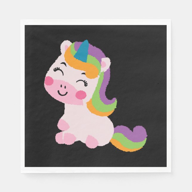 Unicorn Horse Pappersservett (Framsidan)