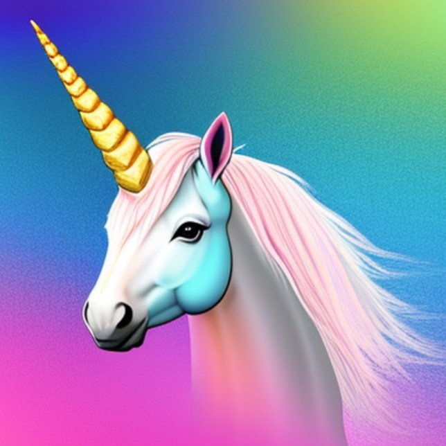 Unicorn Horse Postcard Vykort (Skapare uppladdad)
