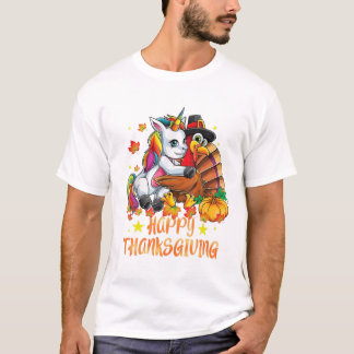 Unicorn Hugs Turkiet Lycklig T Shirt