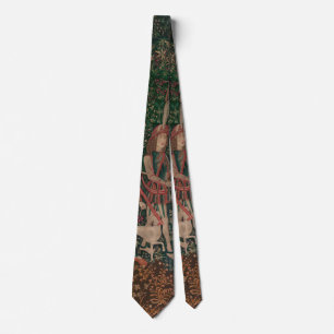 Unicorn Hunt Medieval Art - Hunt börjar Slips