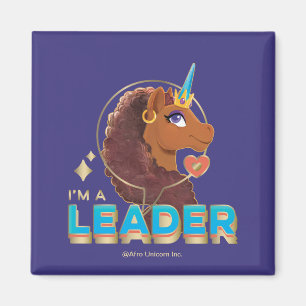 Unicorn "I’a Leader’ Design Magnet