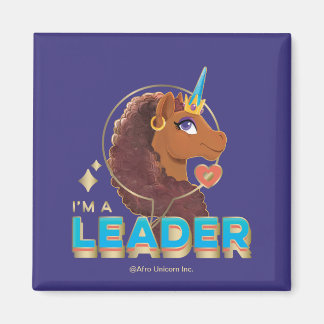 Unicorn "I’a Leader’ Design Magnet