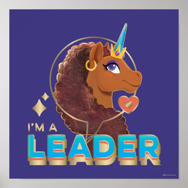 Unicorn "I’a Leader’ Design Poster (Framsidan)