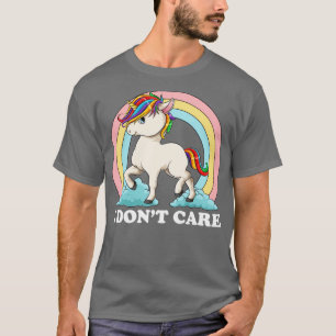 Unicorn I aktar inte Cute Fantasy Rainbow Unicorn T Shirt