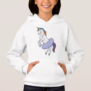Unicorn i Ballet med Skirt T Shirt