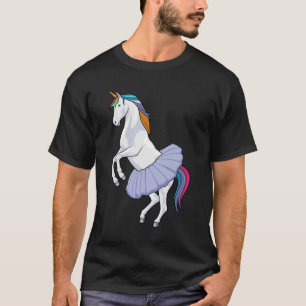 Unicorn i Ballet med Skirt T Shirt