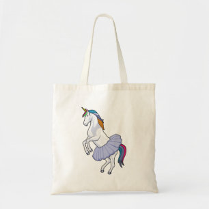 Unicorn i Ballet med Skirt Tygkasse
