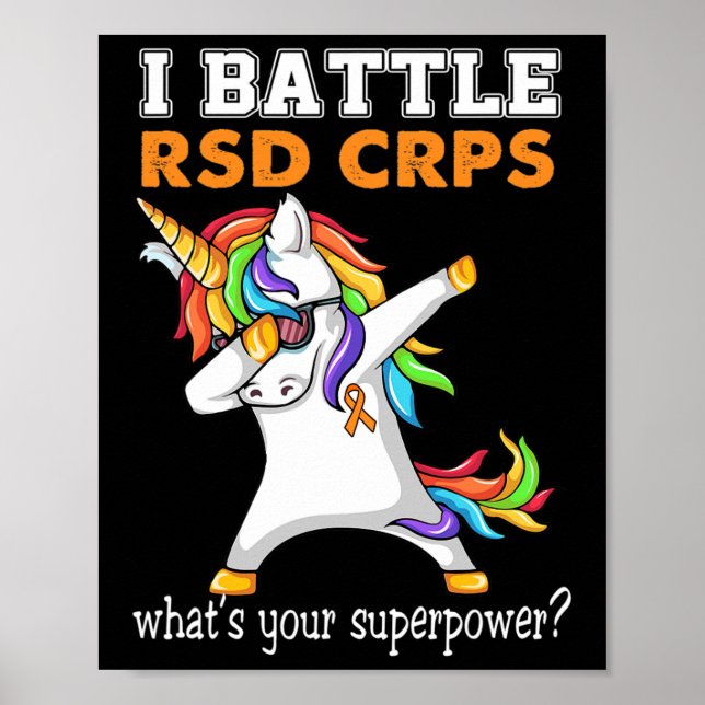 Unicorn I Battle RSD Crps Awareness Poster (Framsidan)