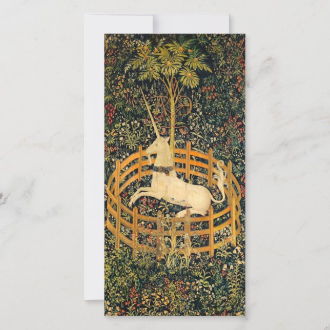 Unicorn i Captivity Card (Framsida)