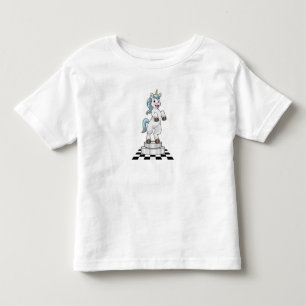 Unicorn i Chess som Chess biet Knight T Shirt