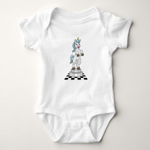 Unicorn i Chess som Chess biet Knight T Shirt