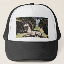 "Unicorn i de colorized bergen"