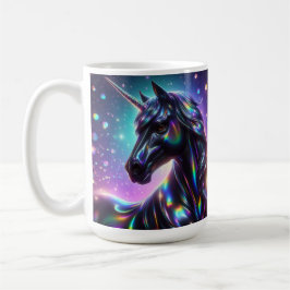 Unicorn i en magisk Gnistra-bakgrund Kaffemugg