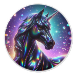 Unicorn i en magisk Gnistra-bakgrund Knopp