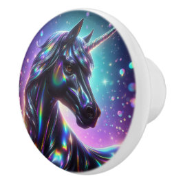 Unicorn i en magisk Gnistra-bakgrund Knopp