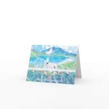 Unicorn i en paradisdrömsliknande Personlig