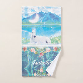 Unicorn i en paradisdrömsvärld