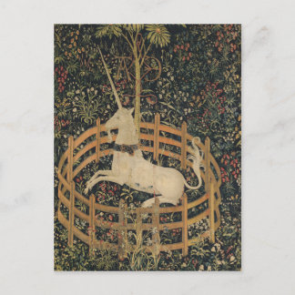 Unicorn i fångenskap vykort