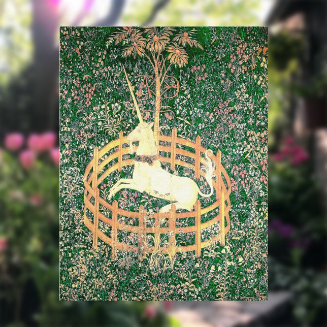 Unicorn i fångenskap vykort (Skapare uppladdad)