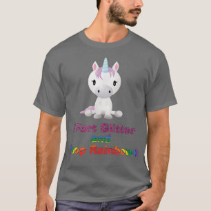 Unicorn I Fart Glitter och Poop Rainbows T Shirt