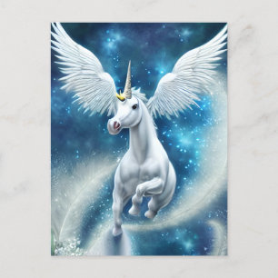 Unicorn i Luft Vykort