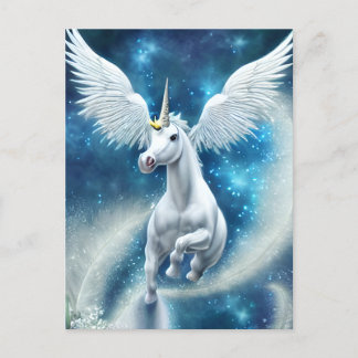 Unicorn i Luft Vykort