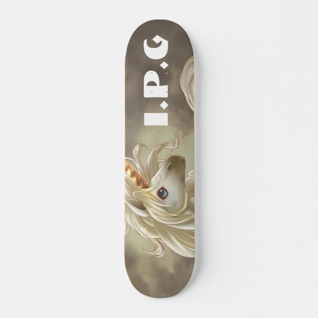 unicorn I.P.G Old School Skateboard Bräda 18 Cm (Framsida)