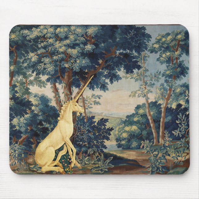 UNICORN I WOODLAND LANDSCAPE,TRÄD,GREENERY MUSMATTA (Framsidan)