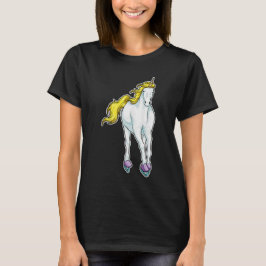 Unicorn Ice-skridskor T Shirt