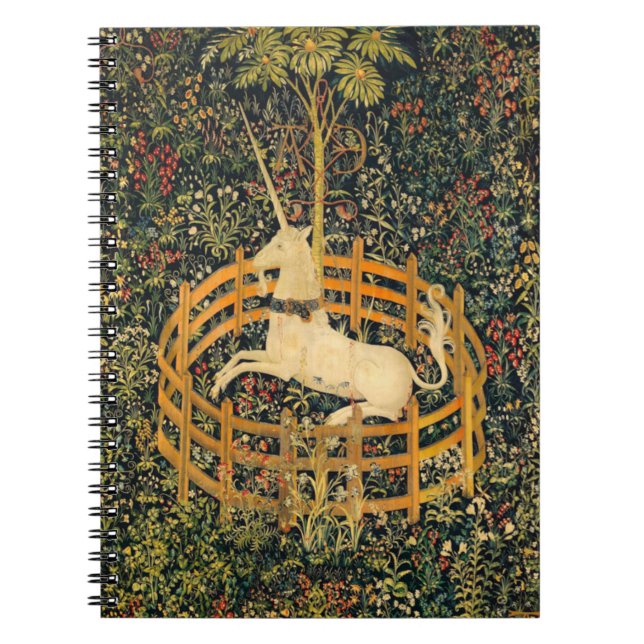 Unicorn in Captivity Anteckningsbok (Framsidan)