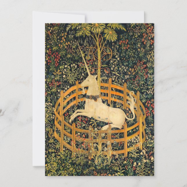 Unicorn in Captivity Inbjudningar (Framsida)