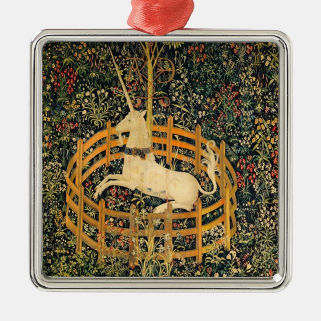 Unicorn in Captivity Julgransprydnad Metall (Framsidan)
