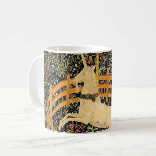 Unicorn in Captivity Kaffemugg (Framsida vänster)