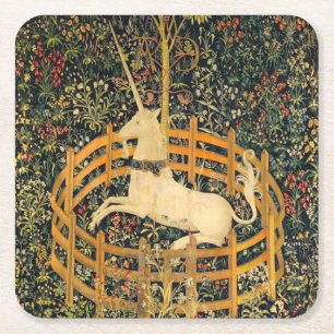 Unicorn in Captivity Underlägg Papper Kvadrat