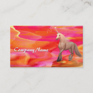 Unicorn in Payed Desert Visitkort