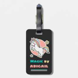 Unicorn - jag gör Magic - Magic by You Bagagebricka