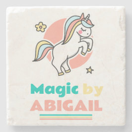 Unicorn - jag gör Magic - Magic by You Stenunderlägg