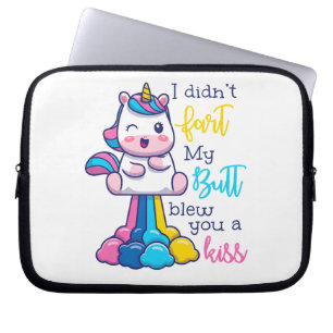 Unicorn, jag satte inte min knut på dig. laptop fodral