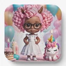 "Unicorn joy "Papper Plate"