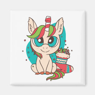 Unicorn-jul Magnet