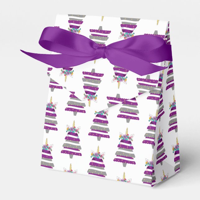 Unicorn Julgran Favoritbox Presentaskar (Framsidan Sidan)