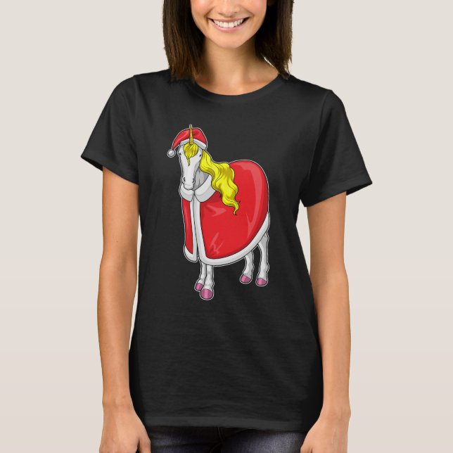 Unicorn jultomat t shirt (Framsida)