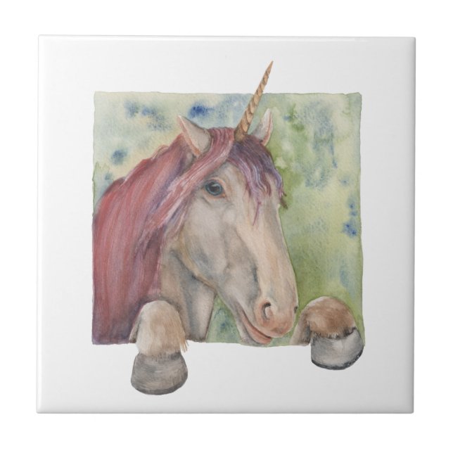 Unicorn Kakelplatta (Framsidan)
