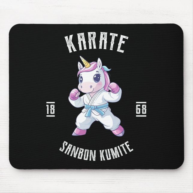 Unicorn Karate - Japansk martial Artist Musmatta (Framsidan)