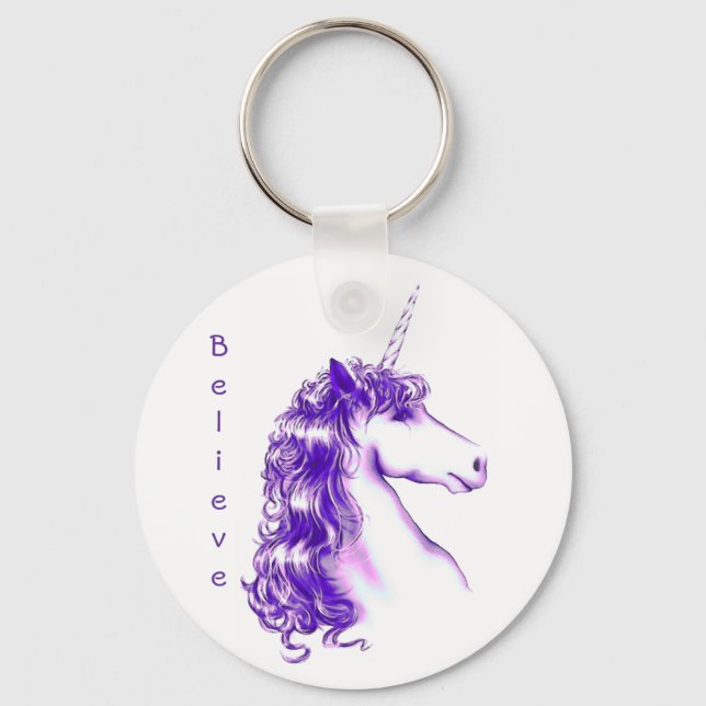 Unicorn Keychain Nyckelring (Framsida)