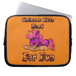 Unicorn Kids Read for Roligt Bok Sleeve